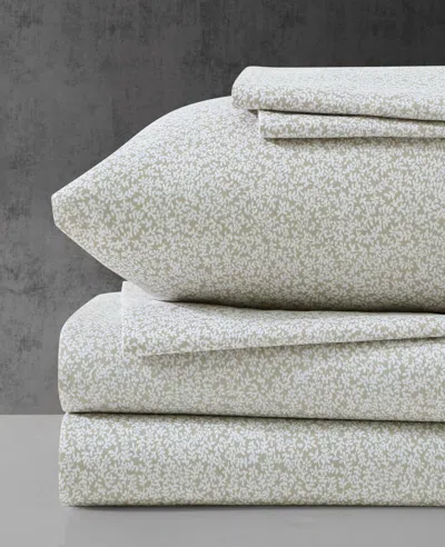 Kenneth Cole Chill Flowers Sheet Set In White