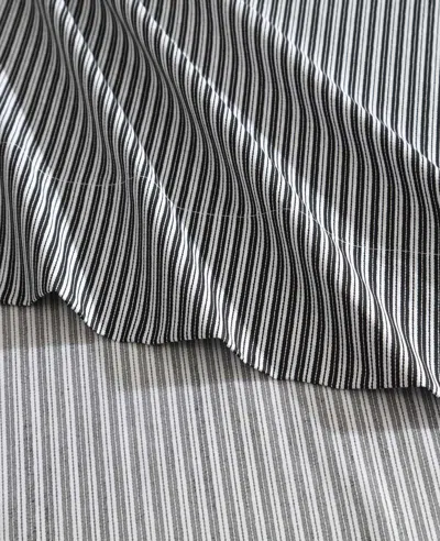 Kenneth Cole Twill Stripe Texture Sheet Set In Multi