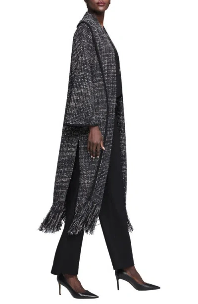 Nic + Zoe Nic+zoe Standout Fringe Jacket In Multi