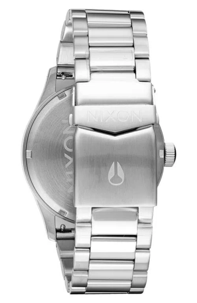 Nixon Sentry Bracelet Watch, 42mm In White