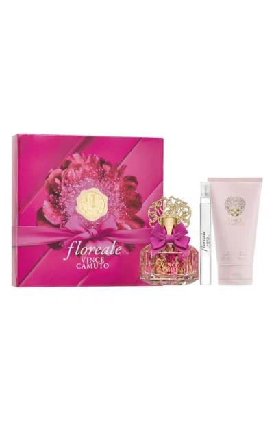 Vince Camuto Floreale Eau De Parfum 3-piece Set In Transparent