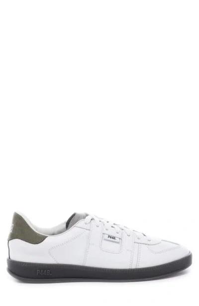 P448 Men's Monza White/ Green Sneaker In White