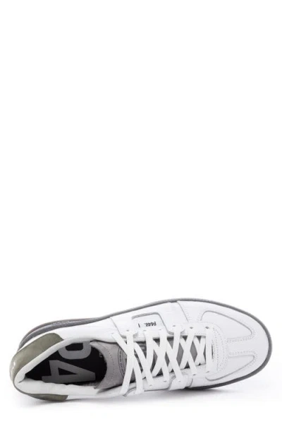 P448 Men's Monza White/ Green Sneaker In White