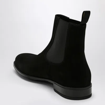 Doucal's Doucal''s Men's Black Suede Ankle Boot In Black