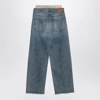 Erika Cavallini Women's Leone Jeans In Light Washed Denim In Blue