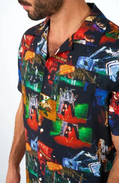 Opposuits Beetlejuice Camp Shirt In Multi
