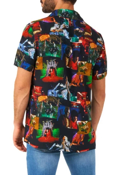 Opposuits Beetlejuice Camp Shirt In Multi