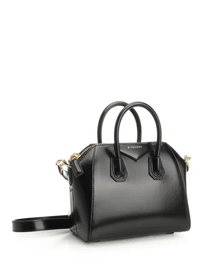 Givenchy Mini Antigona Box Two-way Leather Tote Bag