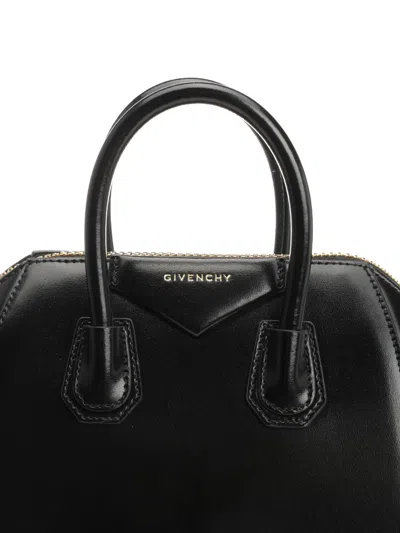 Givenchy Mini Antigona Box Two-way Leather Tote Bag