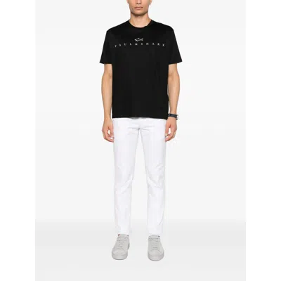 Paul & Shark Logo-detail T-shirt In Black