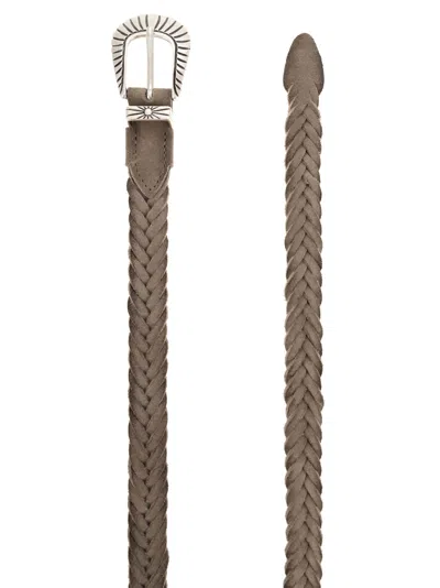 Alberto Luti Braided Leather Belt