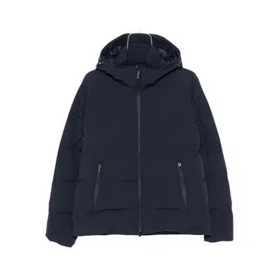 Paul & Shark Quilted Hooded Jacket With Side Zip Pockets