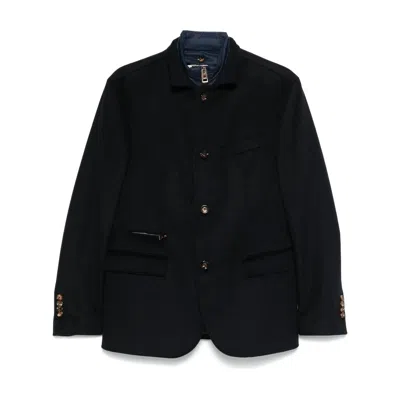 Kired Layered-effect Blazer In Blue