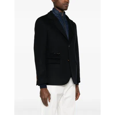 Kired Layered-effect Blazer In Blue