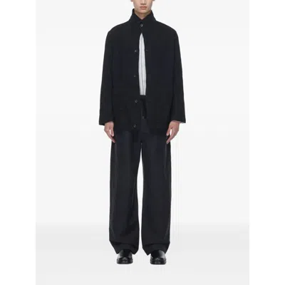 Studio Nicholson Drawstring Linen-blend Trousers