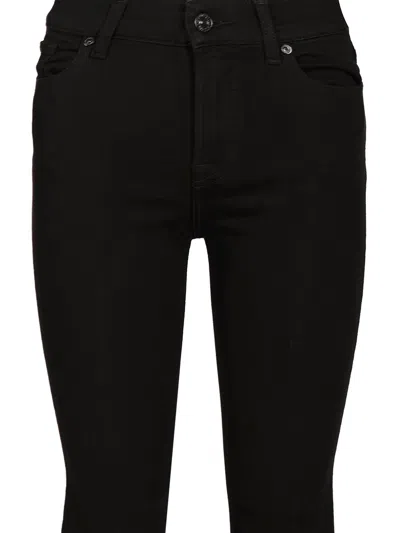 7 For All Mankind High-rise Bootcut Jeans In Black