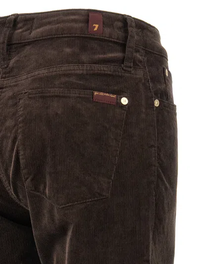 7 For All Mankind Calie Pants In Brown
