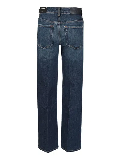 7 For All Mankind Calie Straight Fit 5 Pocket Jeans Blue In Blue