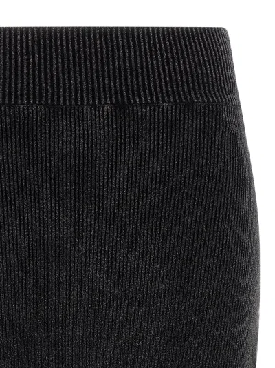 Alexander Wang Chenille Skirt In Black