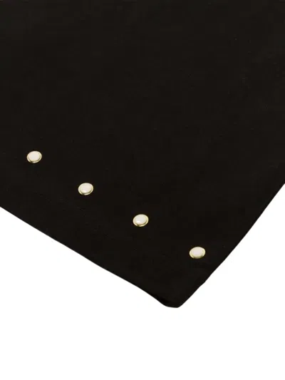 Bldg4 Faux Pearl-embellished T-shirt In Black