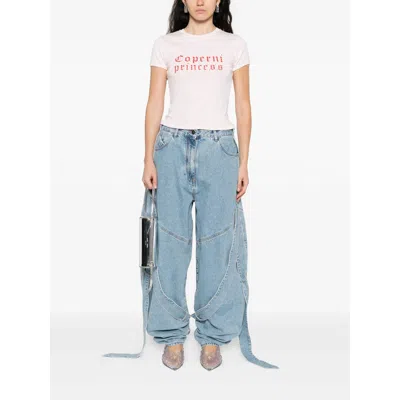 Coperni Short-sleeved T-shirt In Neutral