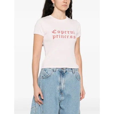 Coperni Short-sleeved T-shirt In Neutral
