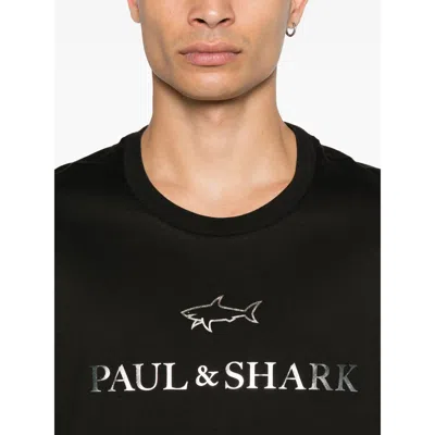 Paul & Shark Logo-detailed Cotton T-shirt