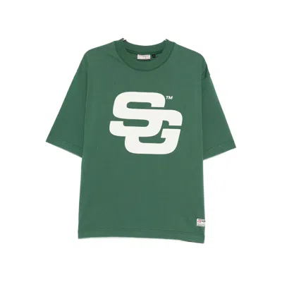 Summer Games Organic Cotton T-shirt In Green