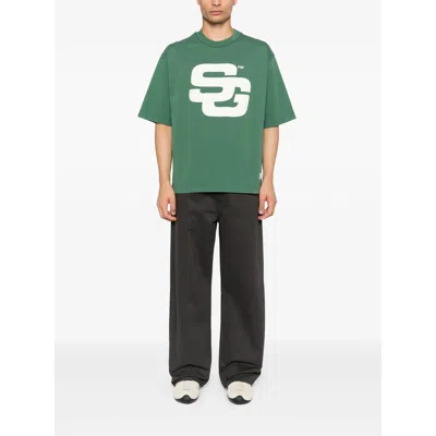 Summer Games Organic Cotton T-shirt In Green