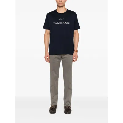 Paul & Shark Logo-detailed Cotton T-shirt