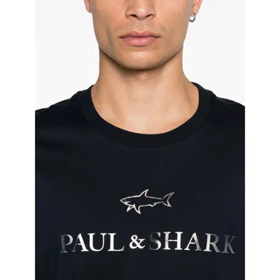 Paul & Shark Logo-detailed Cotton T-shirt