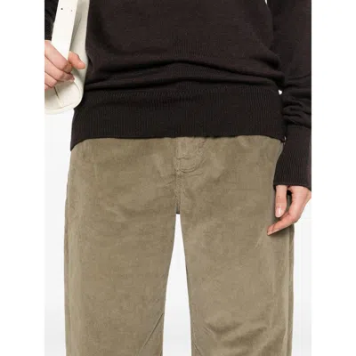 Studio Nicholson Denim Straight Trousers In Brown