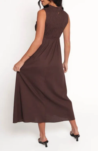 Petal And Pup Petal & Pup Lanna Smocked Sundress In Brown