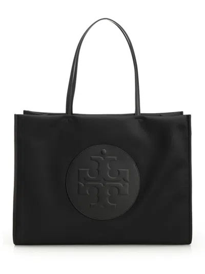 Tory Burch Ella Tote Shoulder Bags Black