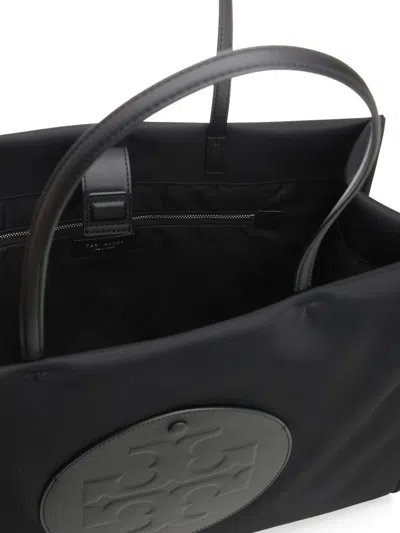 Tory Burch Ella Tote Shoulder Bags Black