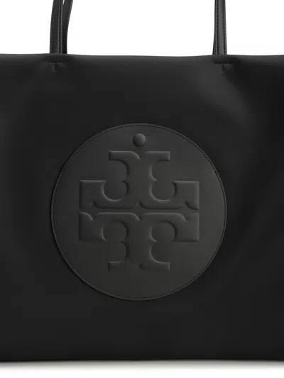 Tory Burch Ella Tote Shoulder Bags Black