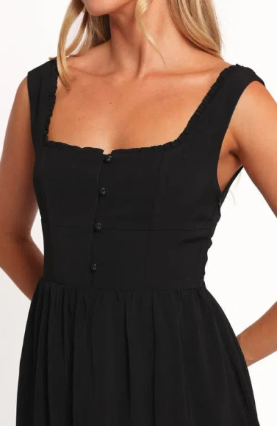 Petal And Pup Petal & Pup Melrose Sleeveless Midi Dress In Black