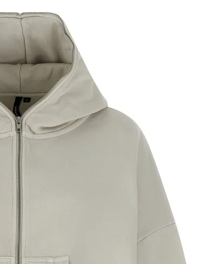Entire Studios Hoodie With Drawstring Hood And Kangaroo Pocket In Gray