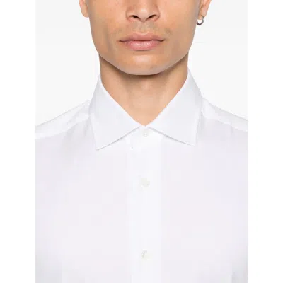 Mazzarelli Fabric Shirts In White