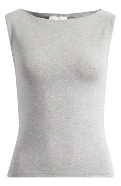 Reformation Dusk Stretch Knit Top In White