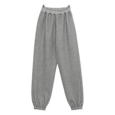 Carven Elastic-cuffed Track Pants In Gray