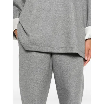 Carven Elastic-cuffed Track Pants In Gray