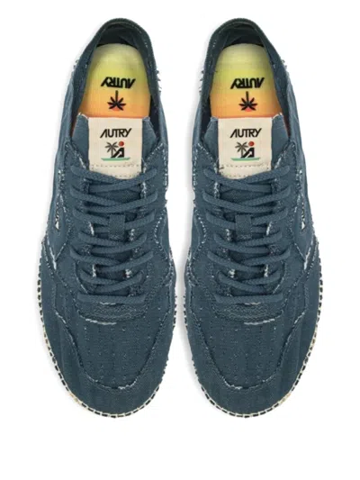Autry Espadrillas Canvas Sneakers In Blue