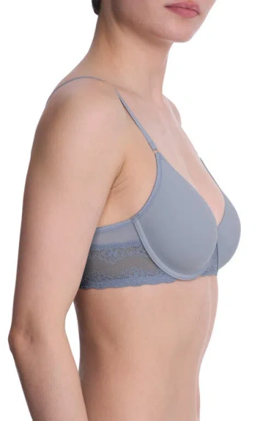 Natori Bliss Perfection Comfort T-shirt Bra In Blue