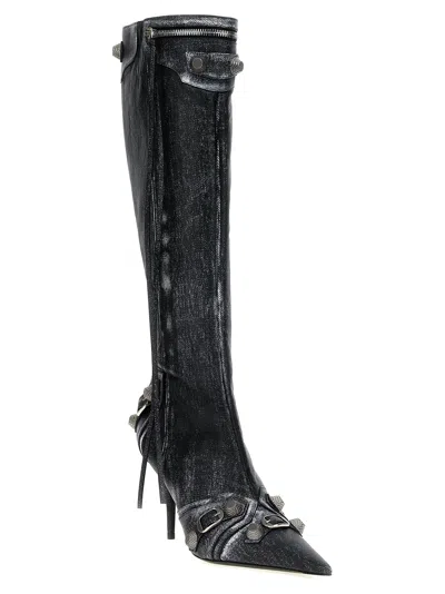 Balenciaga 'cagole' Boots In Gray