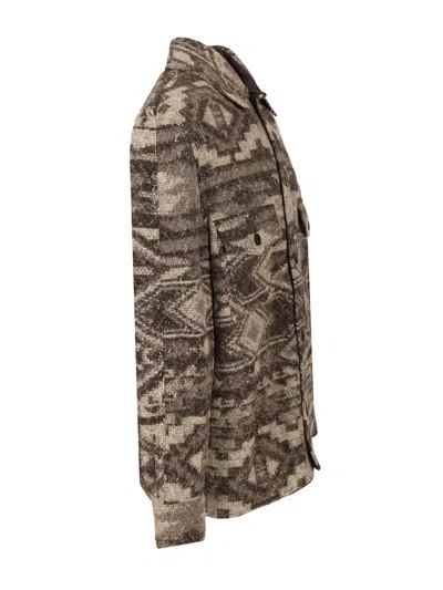 Isabel Marant Kervon Jacket Dark Brown In Brown