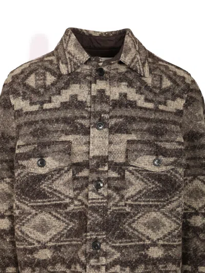 Isabel Marant Kervon Jacket Dark Brown In Brown
