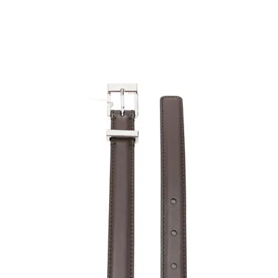 Khaite Leather Square-buckle Belt