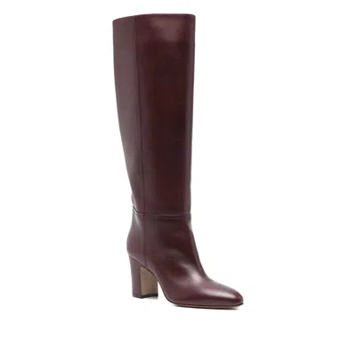 Paris Texas 70mm Leather Block-heel Boots In Red