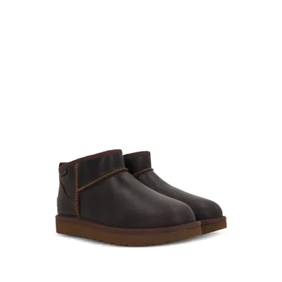 Ugg Ultra Mini Ankle Boots With Round Toe
